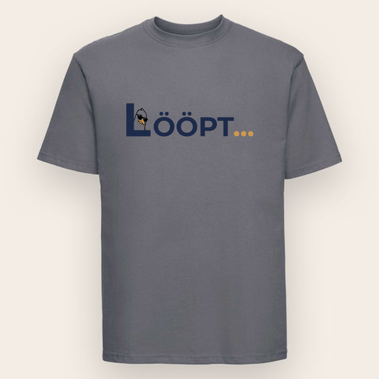 convoy grey - Russell T-Shirt Motiv Lööpt Möwe Front