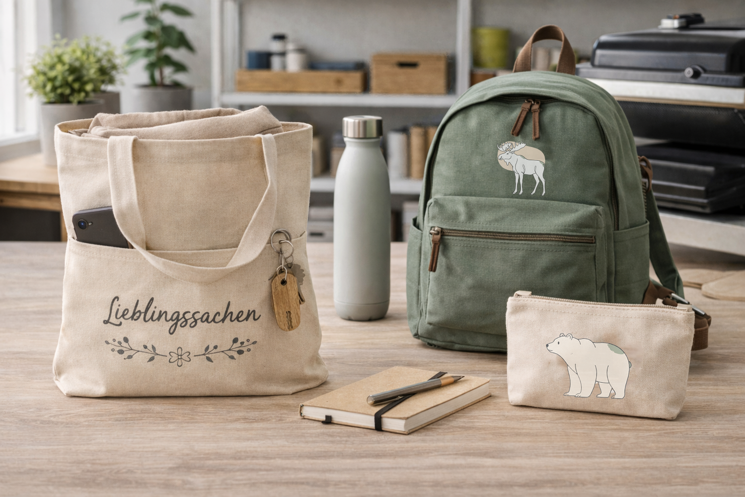 Übersicht Taschen und Accessoires – Beutel, Taschen und kleine Begleiter