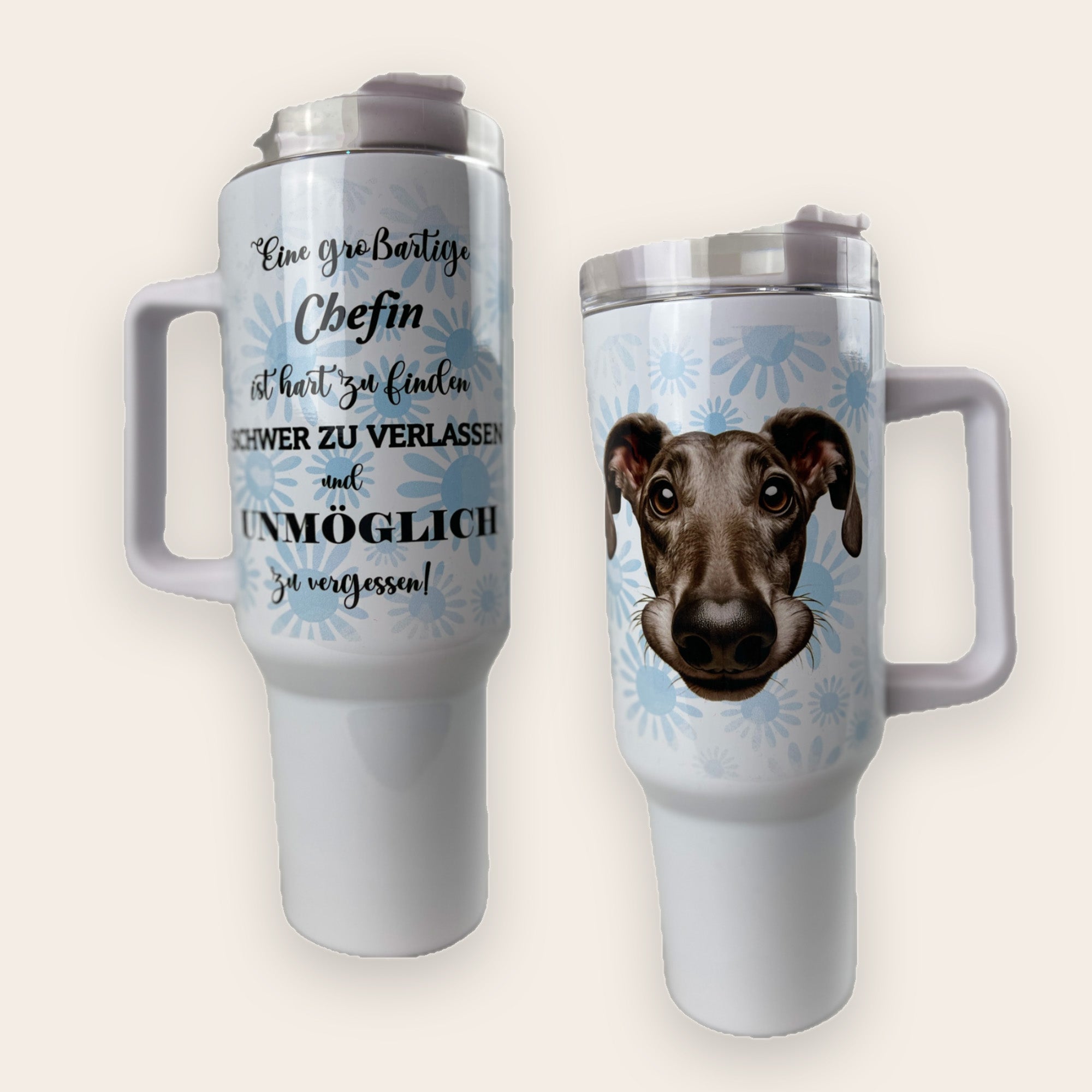 Dein Printwerk Itzehoe – Becher & Flaschen – personalisierte Tumbler mit Henkel – Referenz