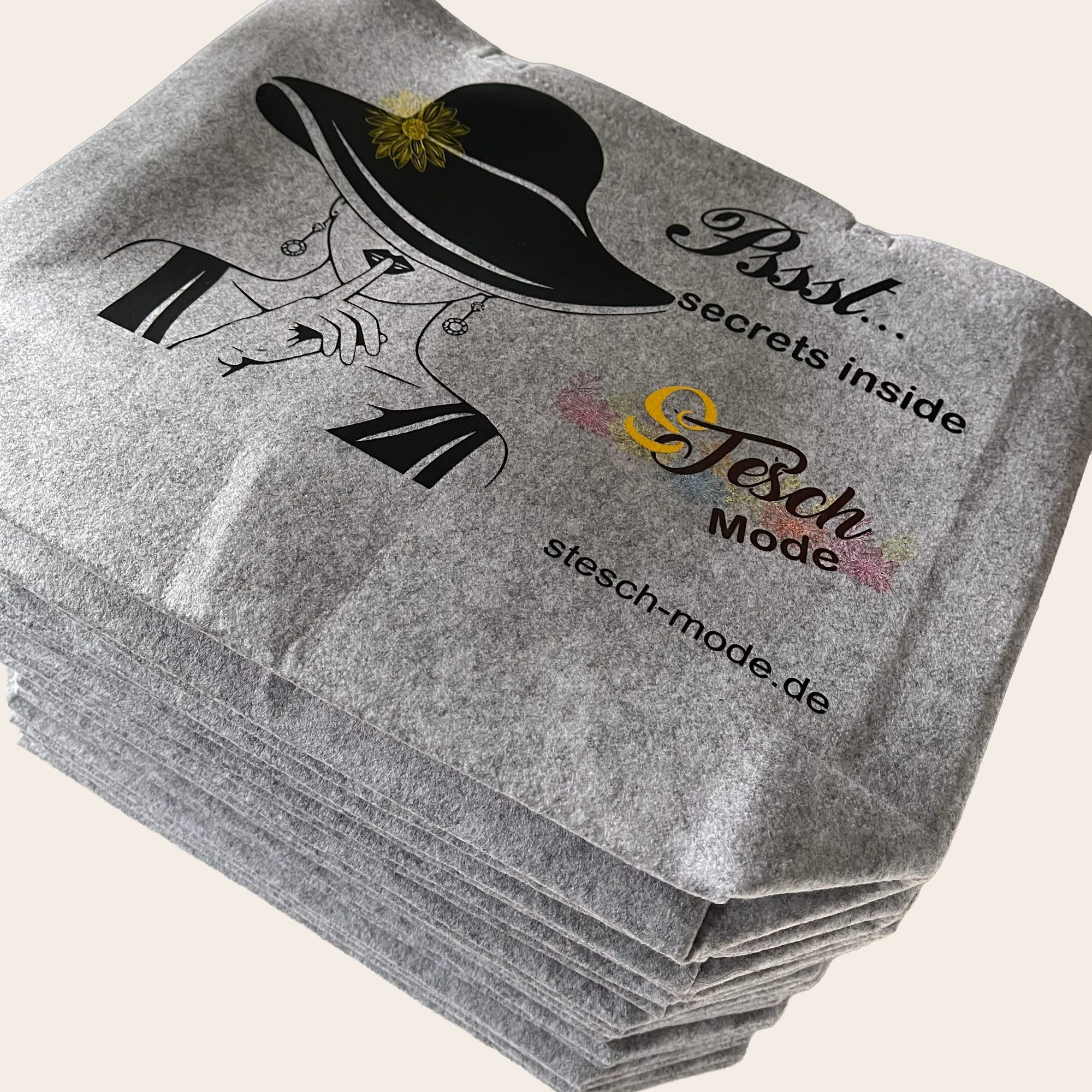 Dein Printwerk – Textildruck Filz-Shopper mit Firmenlogo – Referenz