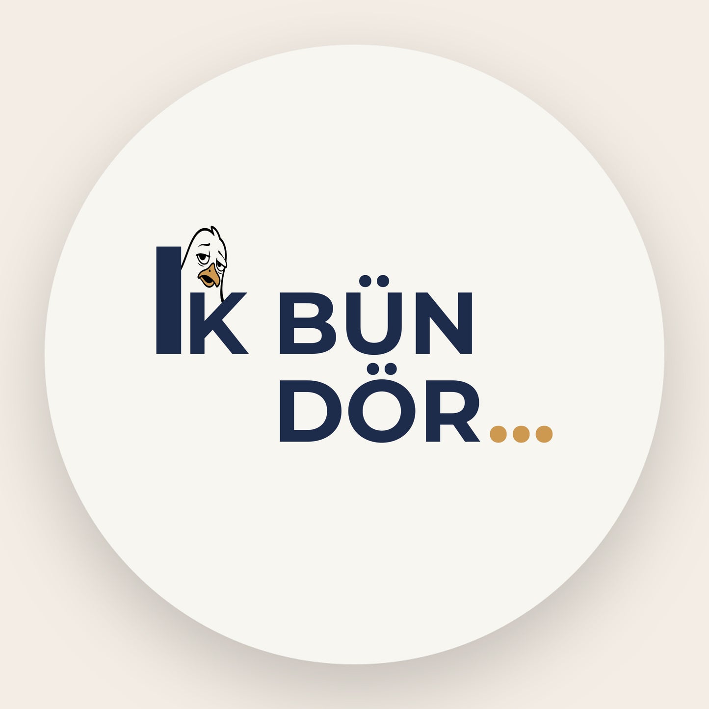 Motivansicht von Ik bün dör für Hoodie 