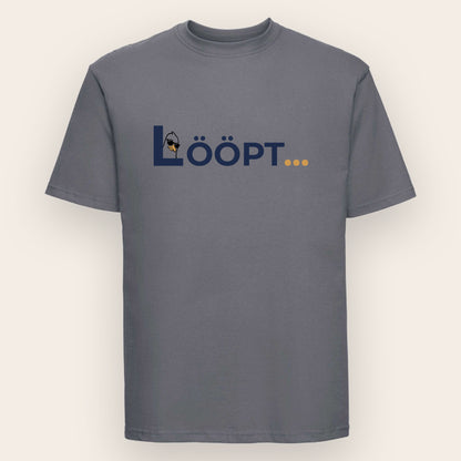convoy grey - Russell T-Shirt Motiv Lööpt Möwe Front