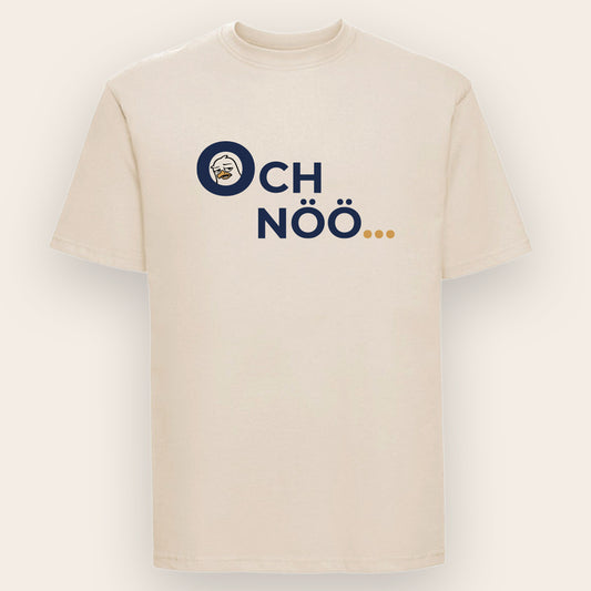 naturfarbenes- Russell T-Shirt Motiv Och nöö Möwe Frontansicht