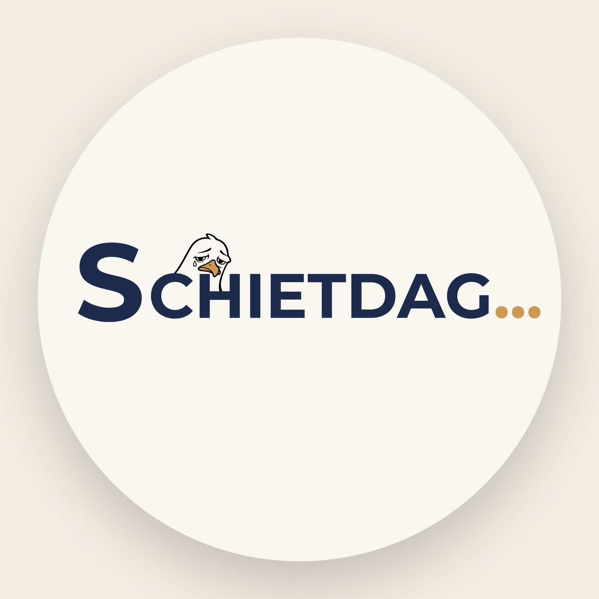Detailansicht des hochwertigen Textildrucks 'Schietdag' auf einem Russell Authentic Hoodie – langlebige Veredelung aus Itzehoe.
