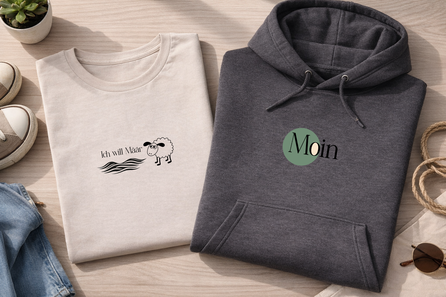 Textilien mit Druck und Personalisierung – T-Shirts, Hoodies und Accessoires | Dein Printwerk